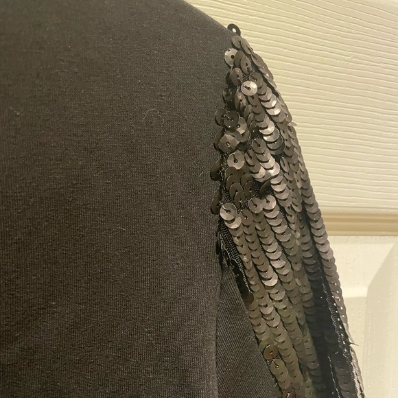 Imperial Dress 
Glitter mid-length black dress - Picture 3 of 9